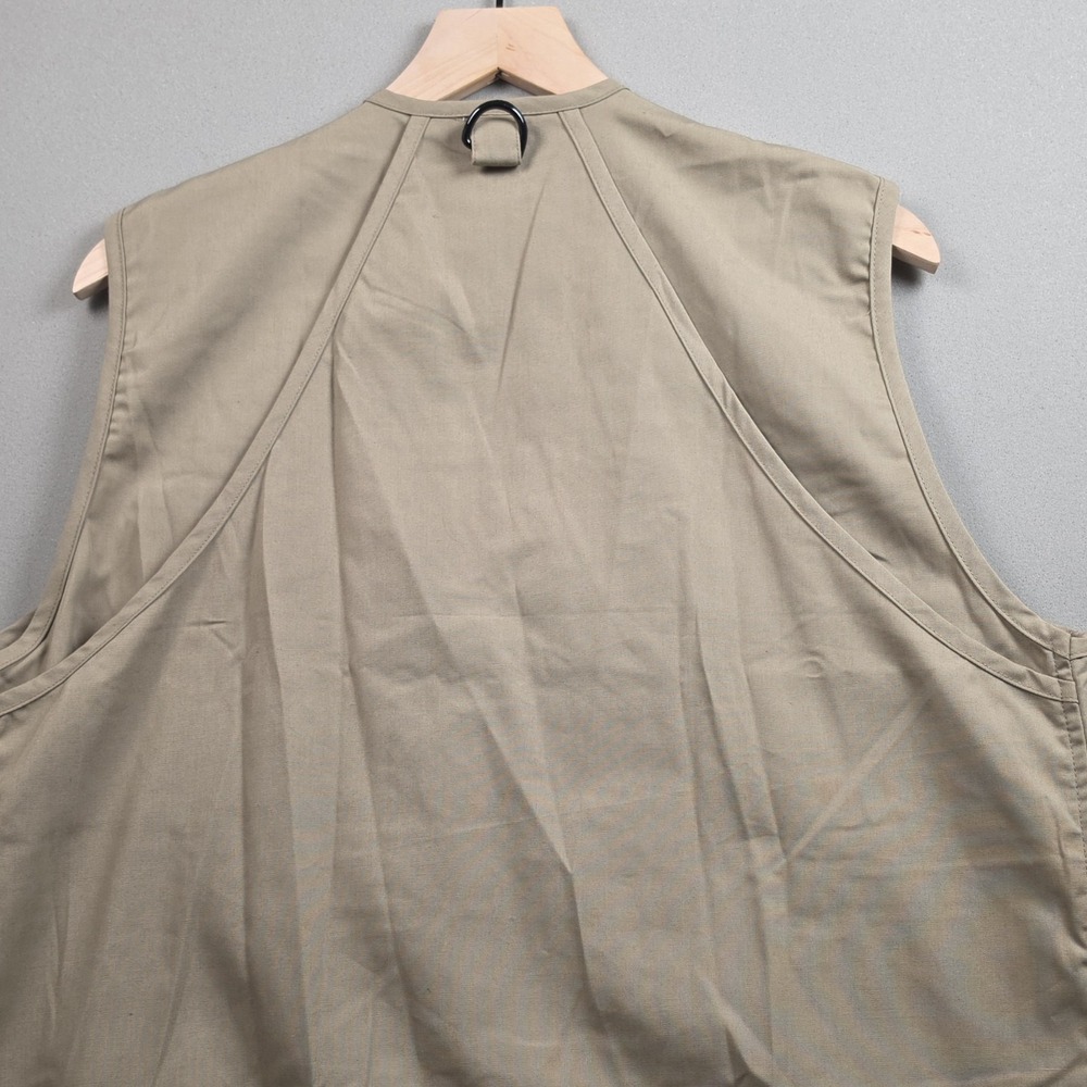 Sawyer's 1992 Avon Vintage Safari Fishing Photo Vest Men's M Khaki Tan Cargo Zip - Picture 5 of 10